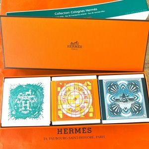【HERMES】Collection Colognes Hermes perfumed soap gift set